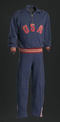 Navy Blue Cotton Olympic Warm-Up Sweat Suit