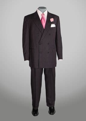 Pink Dress Shirt from Pinstripe Suit