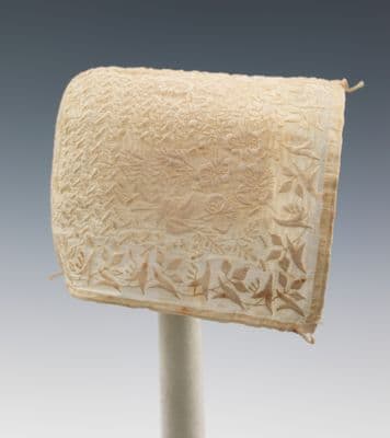 Cream Cotton Lace Victorian Cap