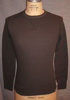 Charcoal Gray Cotton Blend Fitted Pullover