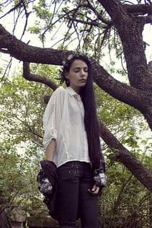 White Cotton-Linen Oversized Minimalist Shirt