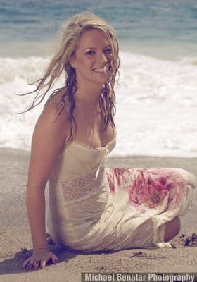 Floral Cotton Strapless A-Line Midi Dress