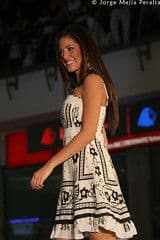 Black White Geometric Floral A-Line Slip Dress