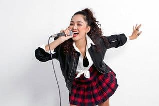 Black Faux Leather Punk Moto Jacket