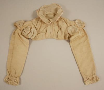 Pale Gold Silk Taffeta Spencer Jacket