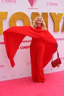 Bright Red Jersey Wide-Leg Cape Sleeve Jumpsuit