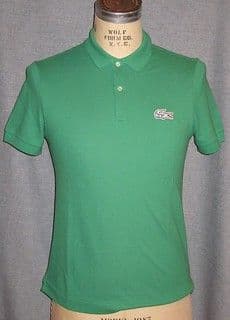 Kelly Green Cotton Pique Fitted Polo Shirt