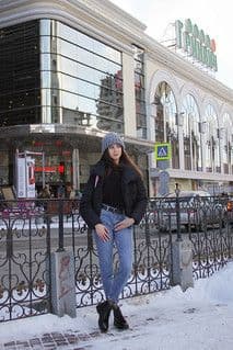 Black Nylon Oversized Quilted Puffer Jacket