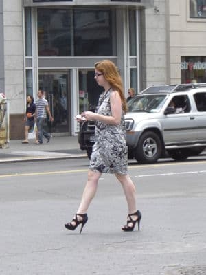 Black White Abstract Print Cotton Shift Dress