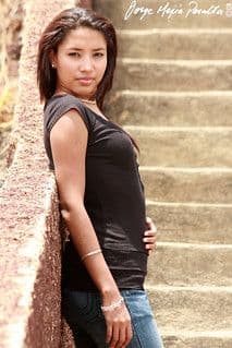 Black Cotton Jersey Fitted Sleeveless Top