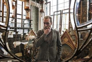 Olive Green Wool Blend Tailored Blazer