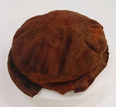 Rust Brown Wool Felt Tudor Flat Cap