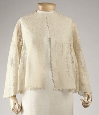 Cream Wool Boucle Short Fitted Jacket