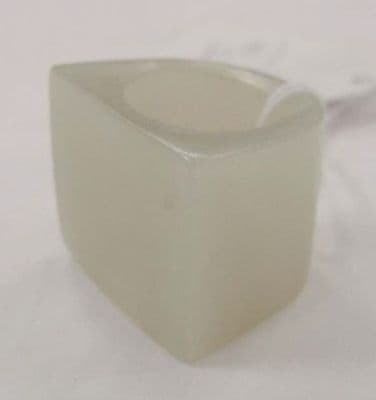 Pale Green Jade Archer's Ring
