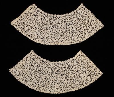 Cream Linen Bobbin Lace Detachable Cuffs