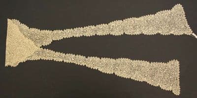 Cotton Lace Cap Ties with Irish Construction