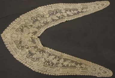 Cream Linen Bobbin Lace Detachable Collar