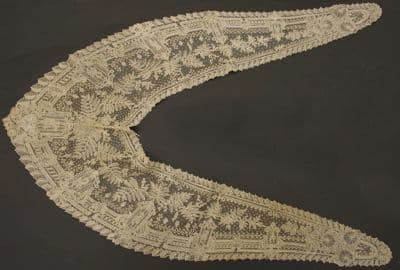 Cream Linen Bobbin Lace Detachable Collar