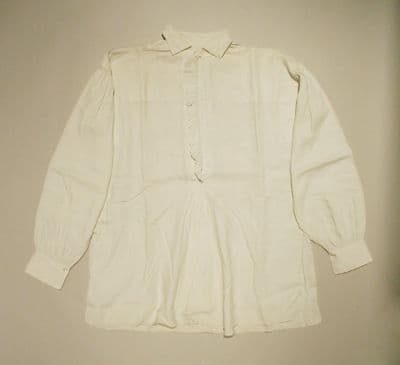 Cream Linen Victorian Men's Dress Shirt