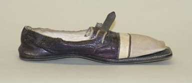 Deep Purple Leather Mary Jane Flat Shoes