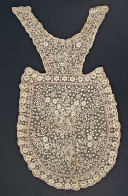 Cream Irish Crochet Lace A-Line Pinafore