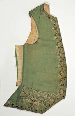 Sage Green Silk Gentleman's Fitted Waistcoat