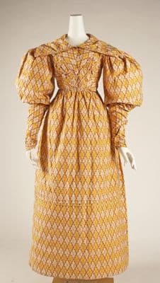 Golden Yellow Cotton Fit and Flare Day Dress