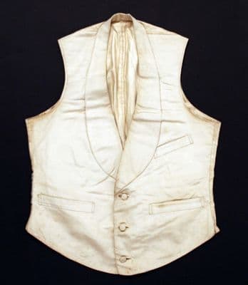 Cream Silk High-Waisted Formal Waistcoat