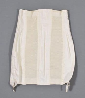 Cream Synthetic Longline Corset