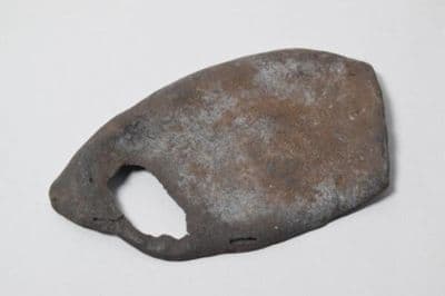 Medieval English Leather Shoe Sole Fragment
