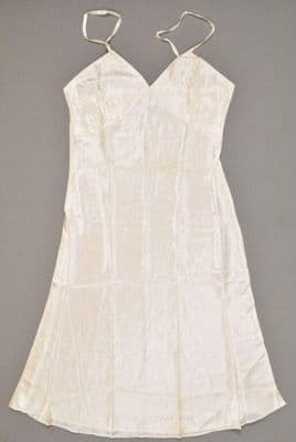 Ivory Rayon Satin Utility Slip Petticoat