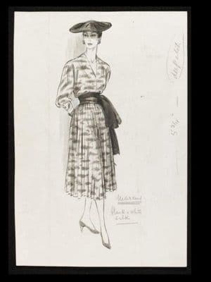 Marcel Fromenti. Day dress by Marcus for <i>The Lady</i>. 1953-54