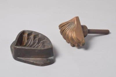 Millinery accessory hydraulic metal mould, Great Britain, ca. 1900