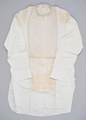 Cream Cambric Victorian Men's Dress Shirt