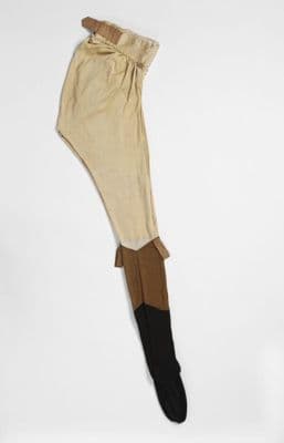 Cream Silk Machine Knitted Men's Pantaloons