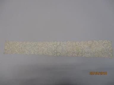 Flemish Bobbin Lace Lappets with Intricate Openwork