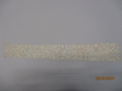 Flemish Bobbin Lace Lappets with Intricate Openwork