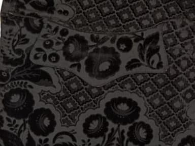 Black Silk Velvet Woven-to-Shape Gentleman's Waistcoat