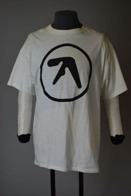 White Cotton Aphex Twin Graphic T-Shirt