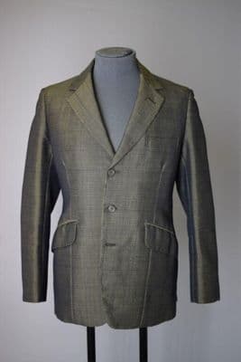 Olive Green Tonic Wool Mod Suit Jacket