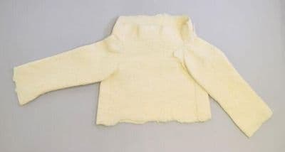 White felt top designed by Claudy Jongstra for Not Tom Dick and Harry, Dutch, 1999