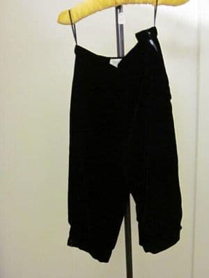 Pair of knickerbockers in velvet, retailed by Fortnum and Mason, designed by Yves St Laurent, France, 1968