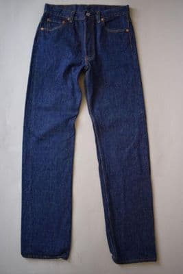 Classic Indigo Cotton Denim Straight-Leg Jeans