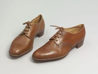 Brown Kid Leather Oxford Brogue Dress Shoes