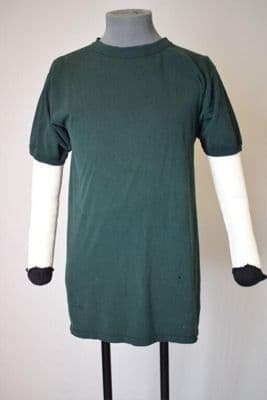 Dark Green Cotton Jersey Oversized T-Shirt