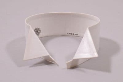 Starched White Cotton Wing Collar