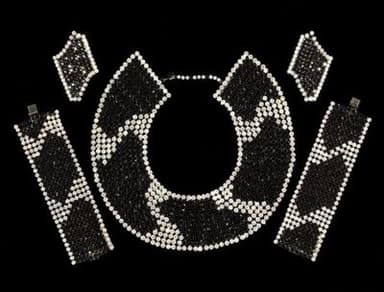 Black Rhinestone Statement Cuff Bracelet