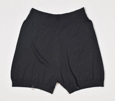 Charcoal Gray Cotton Jersey Balloon Bloomer Pants