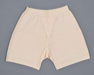 Cream Wool Jersey Short Underpants