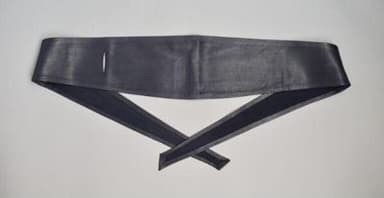 Black Leather Wrap-Around Belt